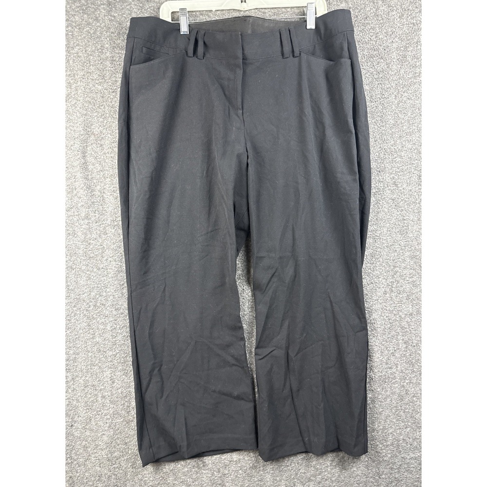 Lane Bryant Size 18 Short Black Stretch Dress Pants Business Classic Office Work